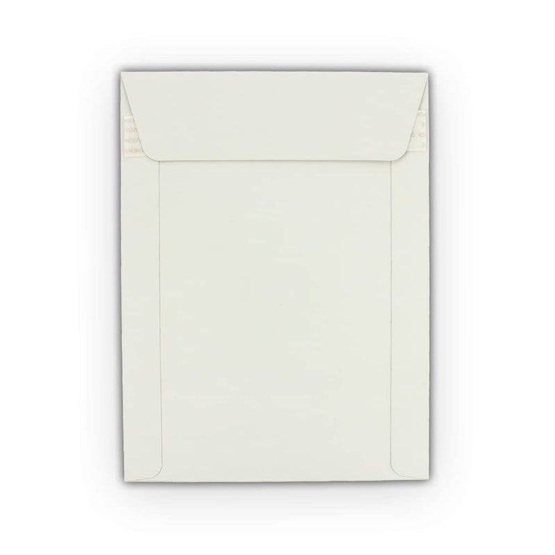 EcoSwift 5 EcoSwift 12.75 x 15 Rigid Photo Mailers Stay Flats White Cardboard Self Seal Envelopes 12.75x15 - Image 4